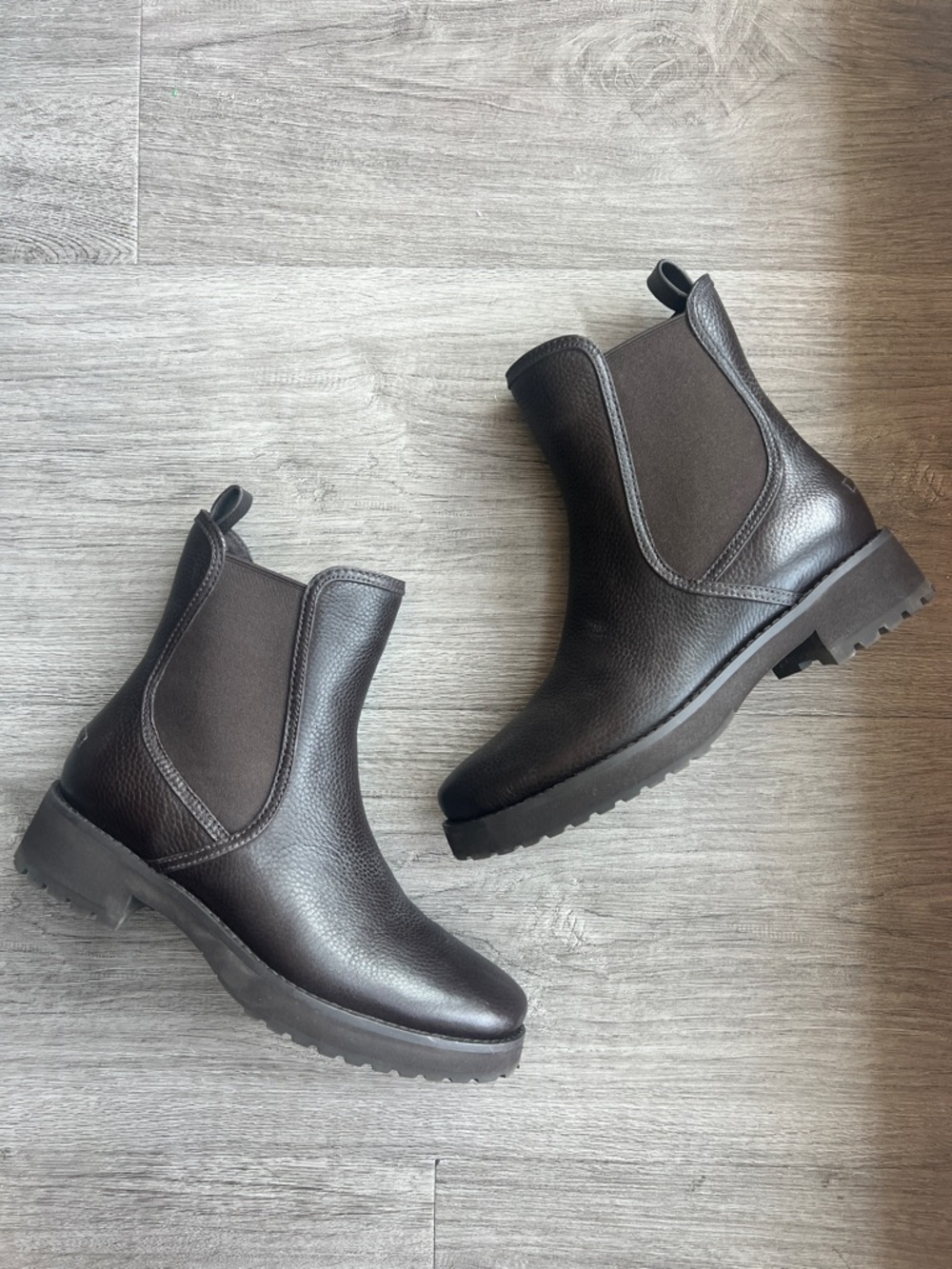 Cole Haan Lyndon Waterproof Chelsea Booties in Dark Chocolate Women’s Size 7